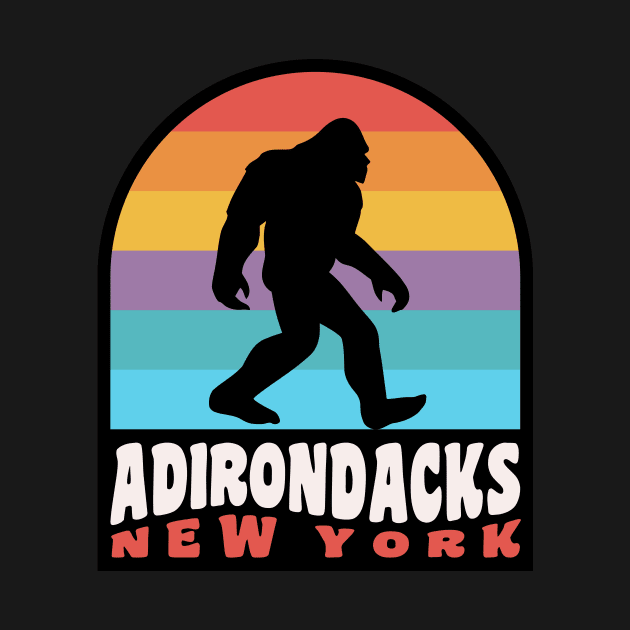 Adirondacks New York Bigfoot Sasquatch High Peaks by PodDesignShop