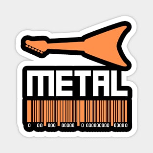 Metal Music Guitar Magnet