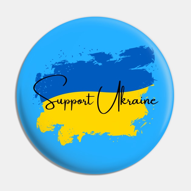 Support Ukraine Pin by JuliaUkraine