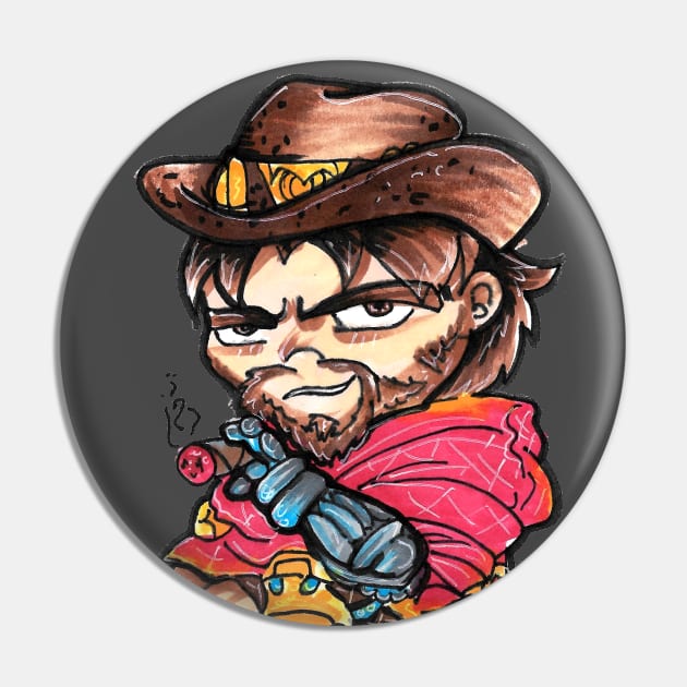 mccree chibi art Pin by Geeky Gimmicks