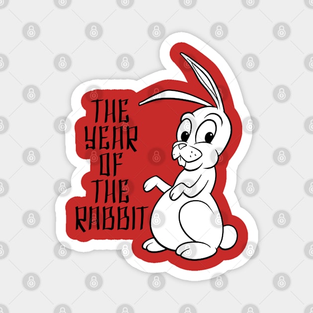 The Year of the Rabbit Magnet by Generic Mascots