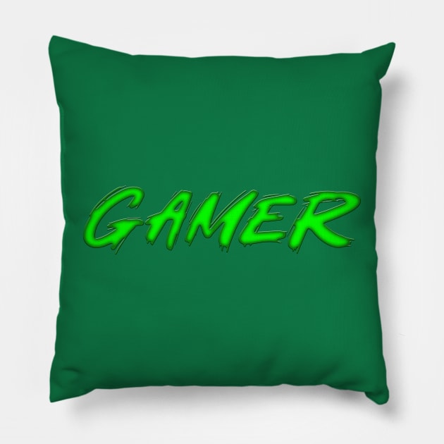 Video Gamer Gifts Pillow by GreenGuyTeesStore