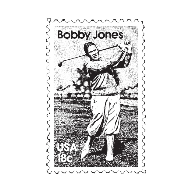 Bobby Jones Stamp by claireprints