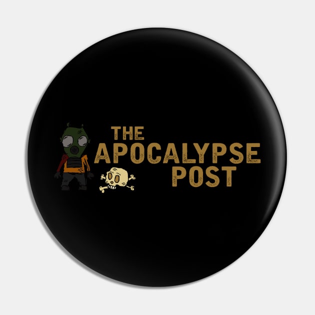 The Apocalypse Post w/ ApocaBob (Light) Pin by The Apocalypse (Out)Post