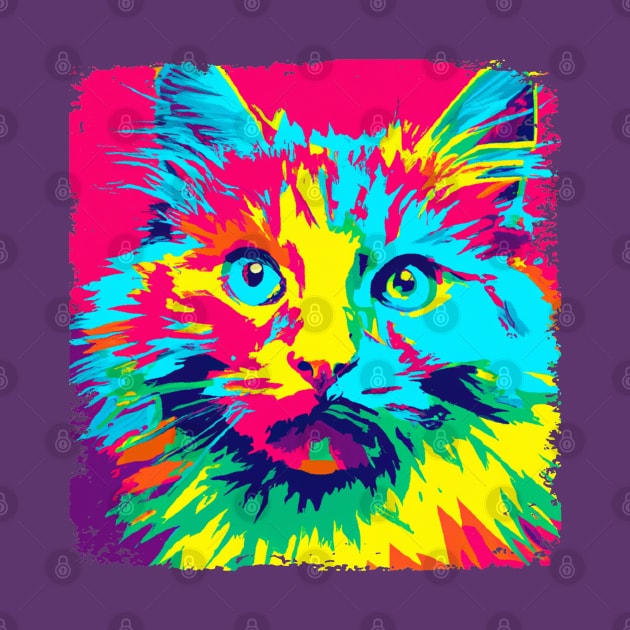 Ragamuffin Pop Art - Cat Lover Gift by PawPopArt