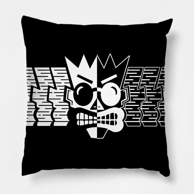 Rave logo collector from the 90s Pillow by BACK TO THE 90´S