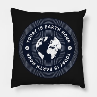 Today is Earth Hour Pillow