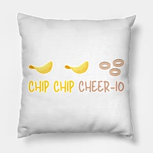 Chip Chip Cheer-io Pillow