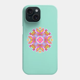 Butterfly mandala Phone Case