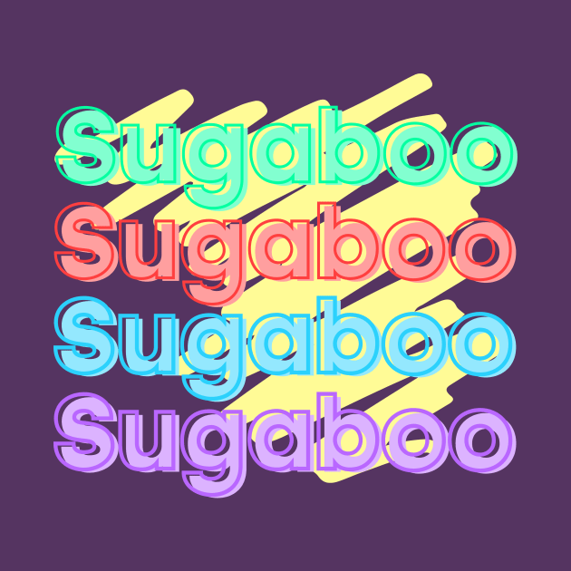 Sugaboo Extravaganza – Colorful and Aesthetic Repeat Typography by Tecnofa