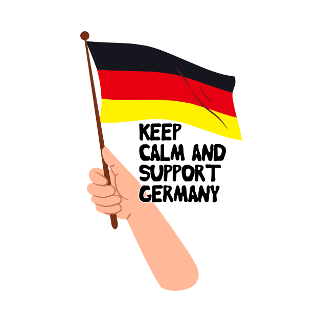 Keep Calm And Support Germany by nextneveldesign