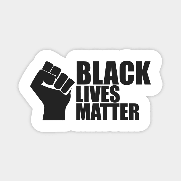 black lives matter, i cant breathe, george floyd Magnet by AzPro