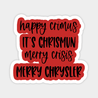 Happy Crimus Magnet