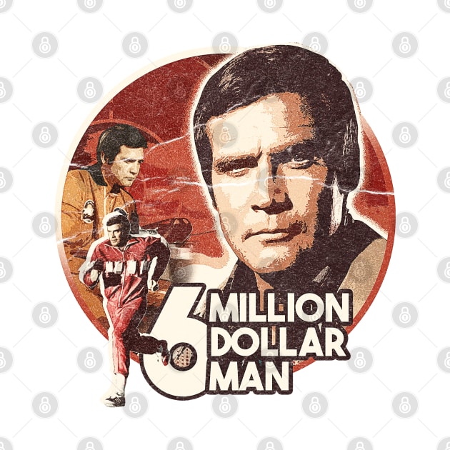 6 million dollar man retro by GW ART Ilustration