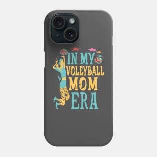In My Volleyball Mom Era Women Mama Sport Player Phone Case