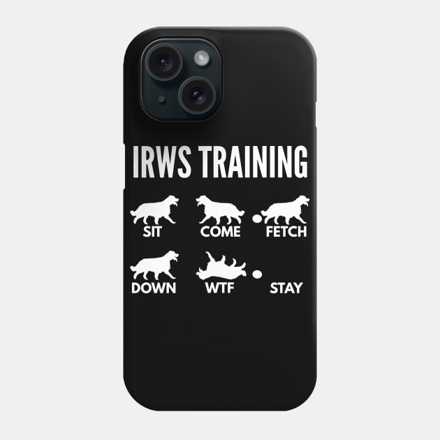 IWRS Training Irish Red and White Setter Tricks Phone Case by DoggyStyles