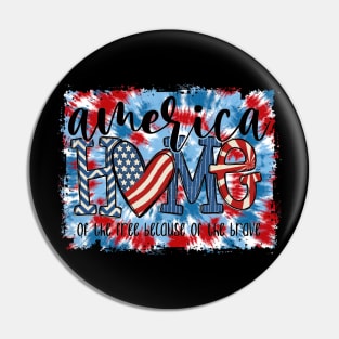 Home Of The Free Because Of The Brave 4 Th Of July Pin