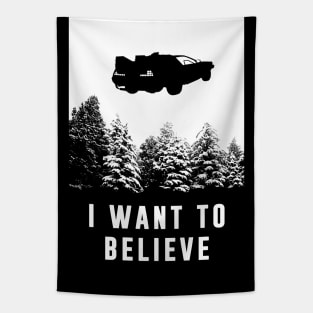 I want to believe Delorean Tapestry