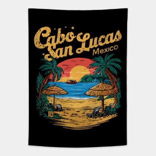 Cabo San Lucas. Mexico Vintage Tapestry