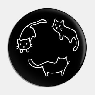 Secret Cat Meeting Pin