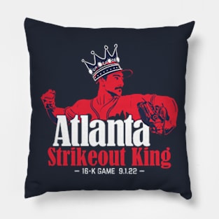 Spencer Strider Atlanta Strikeout King Pillow