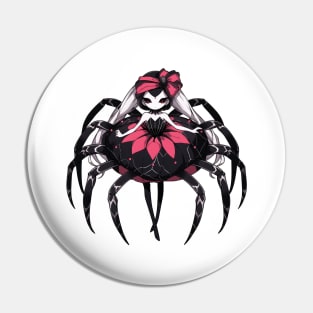 Halloween Spider Girl Pin
