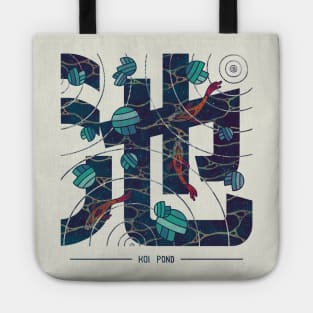 Koi Pond Kanji Tote