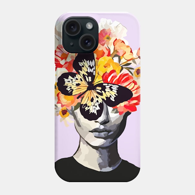 Thoughts Bloom Phone Case by Snow Art Co.