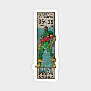 Captain Ethiopia corner box Magnet