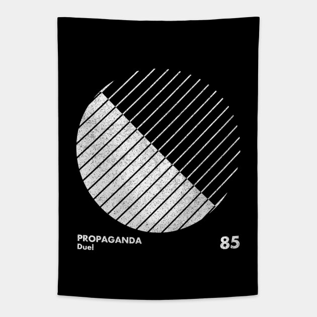 Propoganda / Minimal Graphic Design Tribute Tapestry by saudade