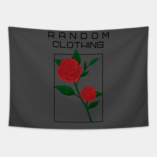 Red Rose Design Tapestry