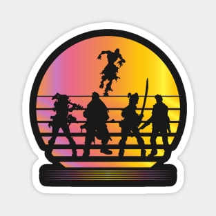 Zombicide Synthwave - Board Game Inspired Graphic - Tabletop Gaming  - BGG Magnet