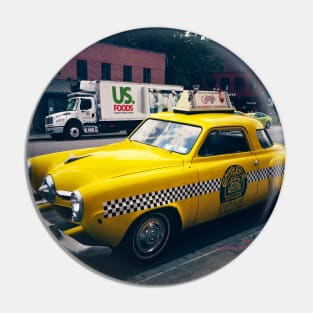 Yellow Cab, West Village, New York City Pin