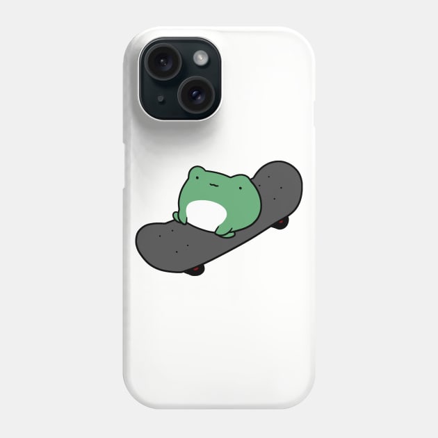 Skateboarding Frog Phone Case by saradaboru