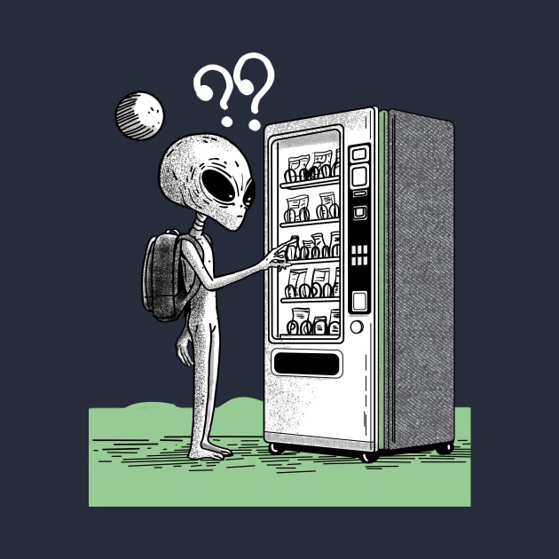 Alien and the Vending machine by Eon Kyrie