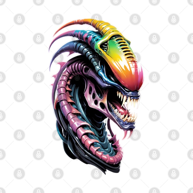 Colorful Alien 02 by AlienCollectors