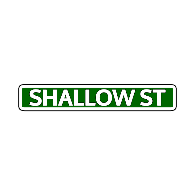 Shallow St Street Sign by Mookle