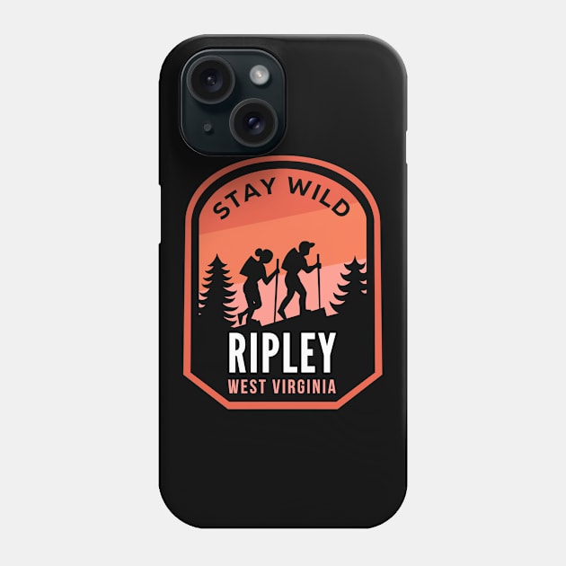 Ripley West Virginia Hiking in Nature Phone Case by HalpinDesign