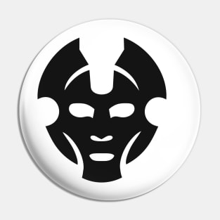 Theros | Beyond Death Mask | MTG Black Logo Pin