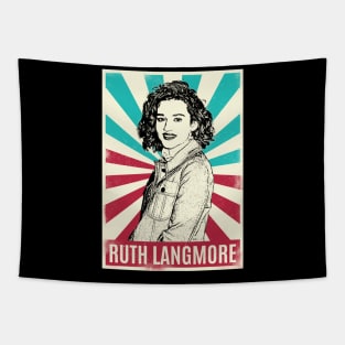 Vintage Retro Ruth Langmore Tapestry