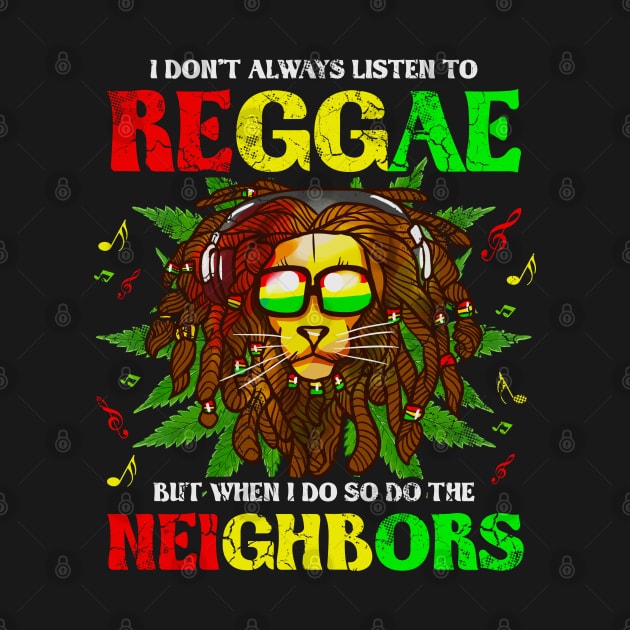 Reggae Music Lion Funny Quotes Humor Sayings by E