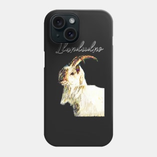 LLANDUDNO GREAT ORME GOAT BLACK Phone Case