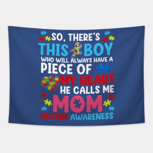 Autism Mom, Autism Awareness, Mothers Day Tapestry