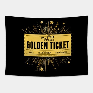Golden ticket Tapestry