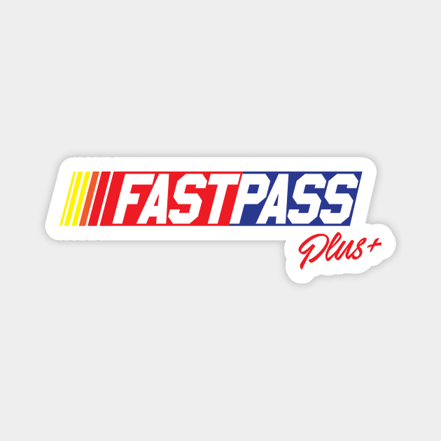 Vintage Fastpass Plus Magnet by TheDIS