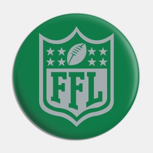 Fantasy Football Logo Philadelphia Eagles Colors Pin