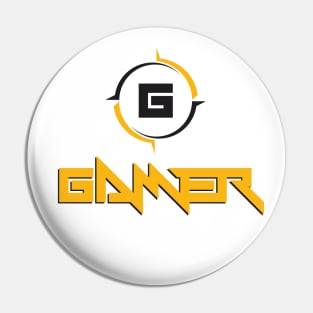 Gamer Lover Logo Pin