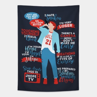 BTS J-Hope Quotes Tapestry