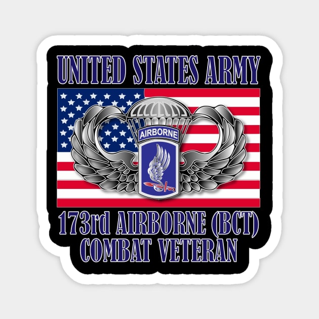 173rd Airborne Brigade- Combat Veteran Magnet by Relaxed Lifestyle Products