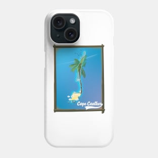 Caye Caulker Travel map Phone Case